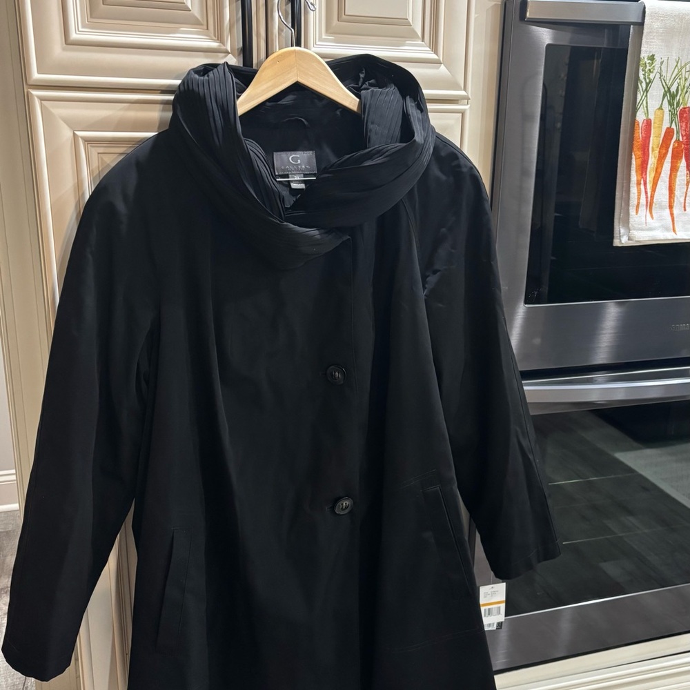 Gallery Black Trench Coat for Women